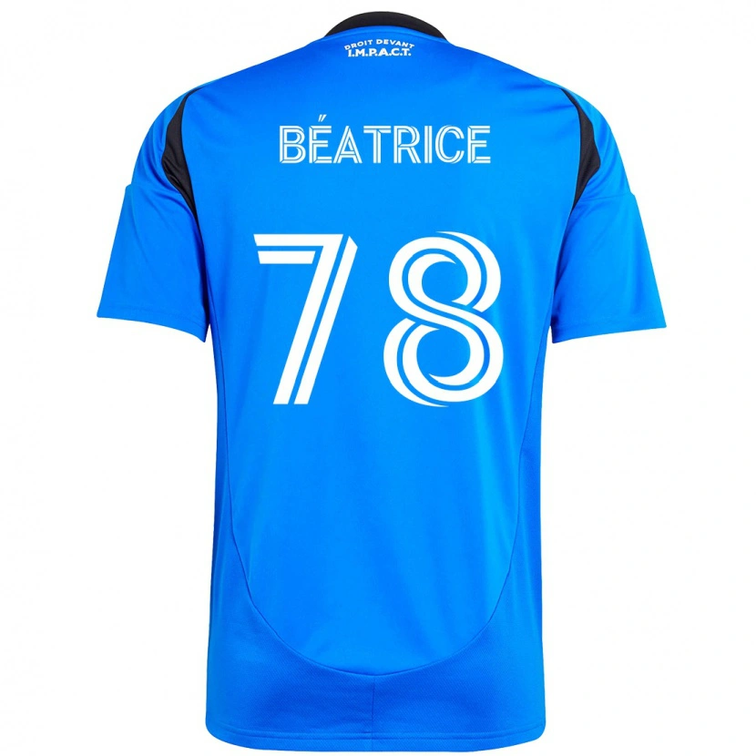 Danxen Hombre Camiseta Forcier Béatrice #78 Azul Oscuro Negro 1ª Equipación 2025/26 La Camisa