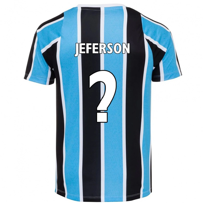 Danxen Hombre Camiseta Jeferson #0 Azul Negro Blanco 1ª Equipación 2025/26 La Camisa