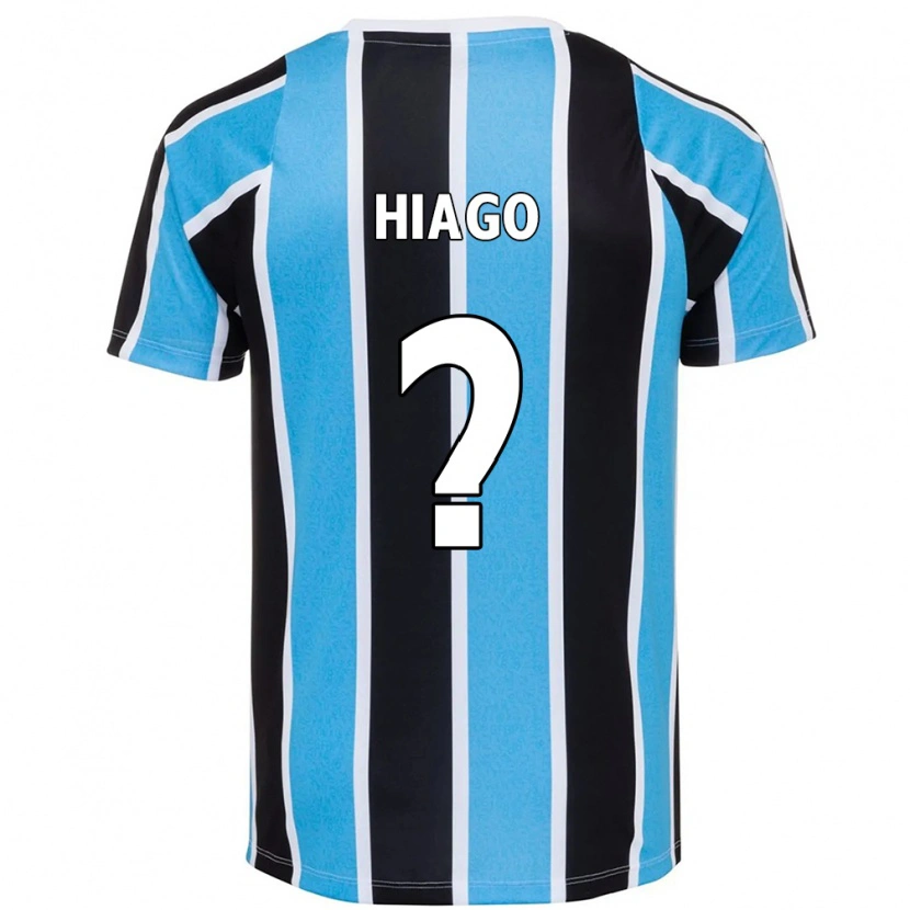 Danxen Hombre Camiseta Hiago #0 Azul Negro Blanco 1ª Equipación 2025/26 La Camisa
