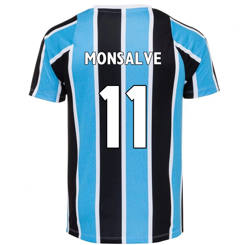 Danxen Hombre Camiseta Miguel Monsalve #11 Blanco Azul 1ª Equipación 2025/26 La Camisa
