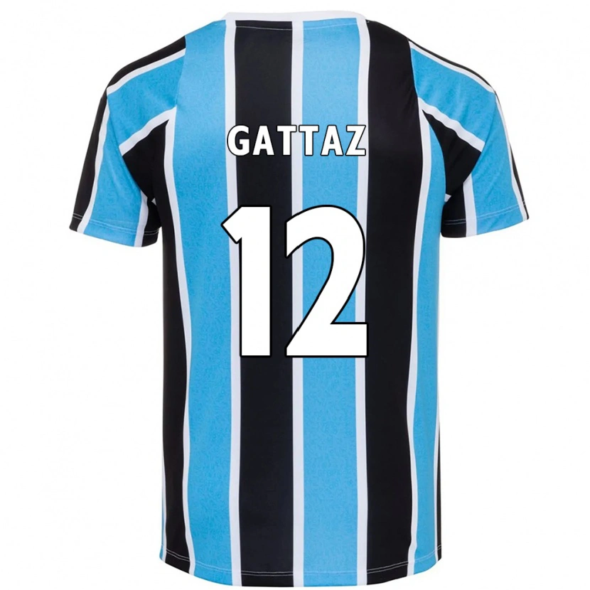 Danxen Hombre Camiseta Caroline De Oliveira Saad Gattaz #12 Blanco Azul 1ª Equipación 2025/26 La Camisa