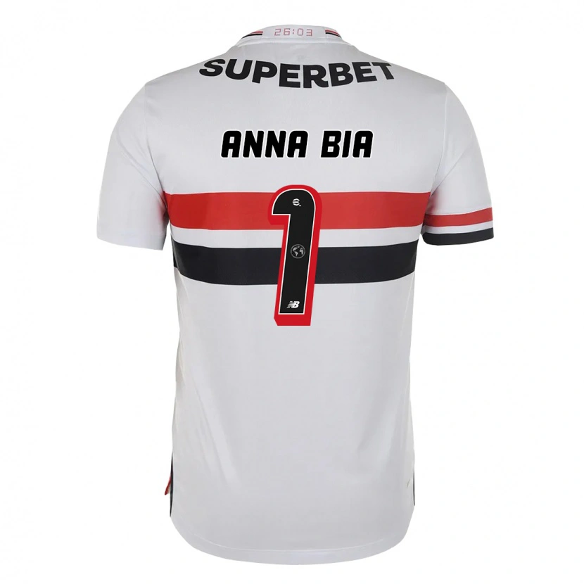 Danxen Hombre Camiseta Anna Bia #1 Negro Rojo 1ª Equipación 2025/26 La Camisa