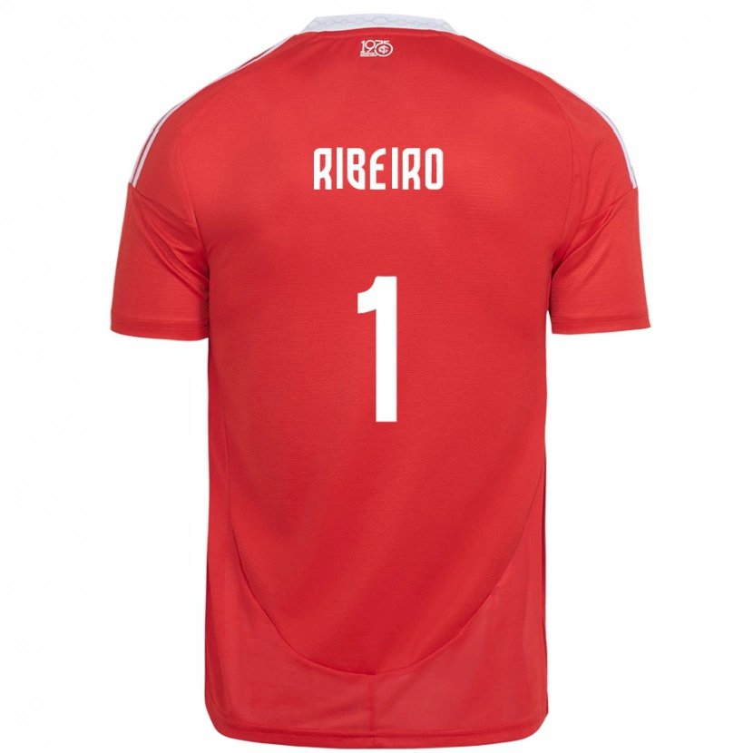 Danxen Hombre Camiseta Mari Ribeiro #1 Blanco Rojo 1ª Equipación 2025/26 La Camisa