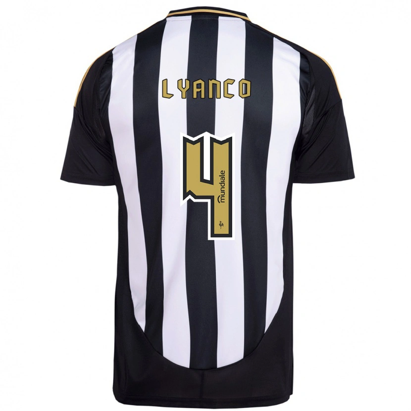 Danxen Hombre Camiseta Lyanco #4 Blanquecino 1ª Equipación 2025/26 La Camisa