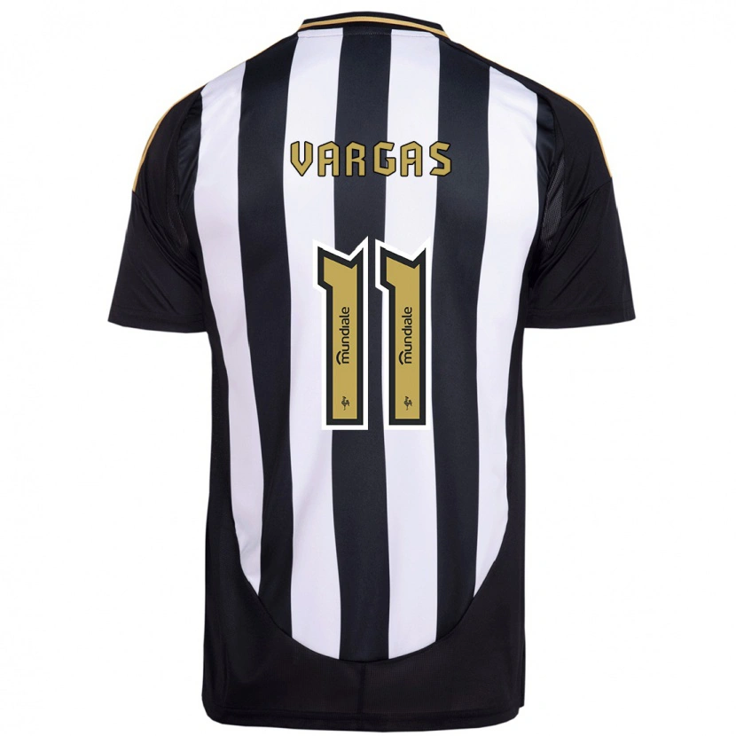 Danxen Hombre Camiseta Eduardo Vargas #11 Blanquecino 1ª Equipación 2025/26 La Camisa