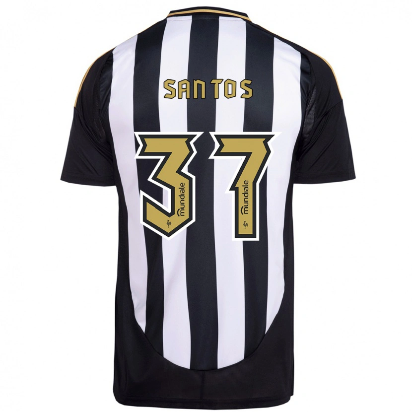 Danxen Hombre Camiseta Júnior Santos #37 Blanquecino 1ª Equipación 2025/26 La Camisa