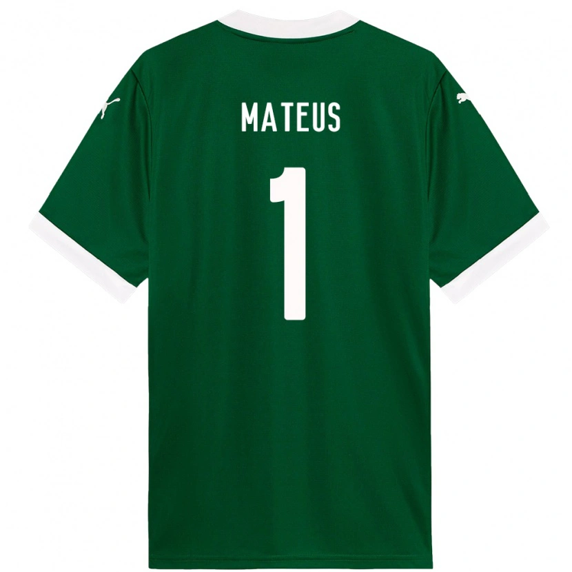 Danxen Hombre Camiseta Mateus #1 Verde Blanco 1ª Equipación 2025/26 La Camisa