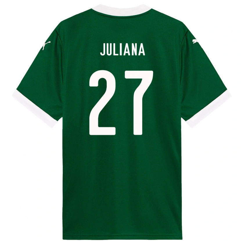 Danxen Hombre Camiseta Juliana #27 Blanco Verde 1ª Equipación 2025/26 La Camisa