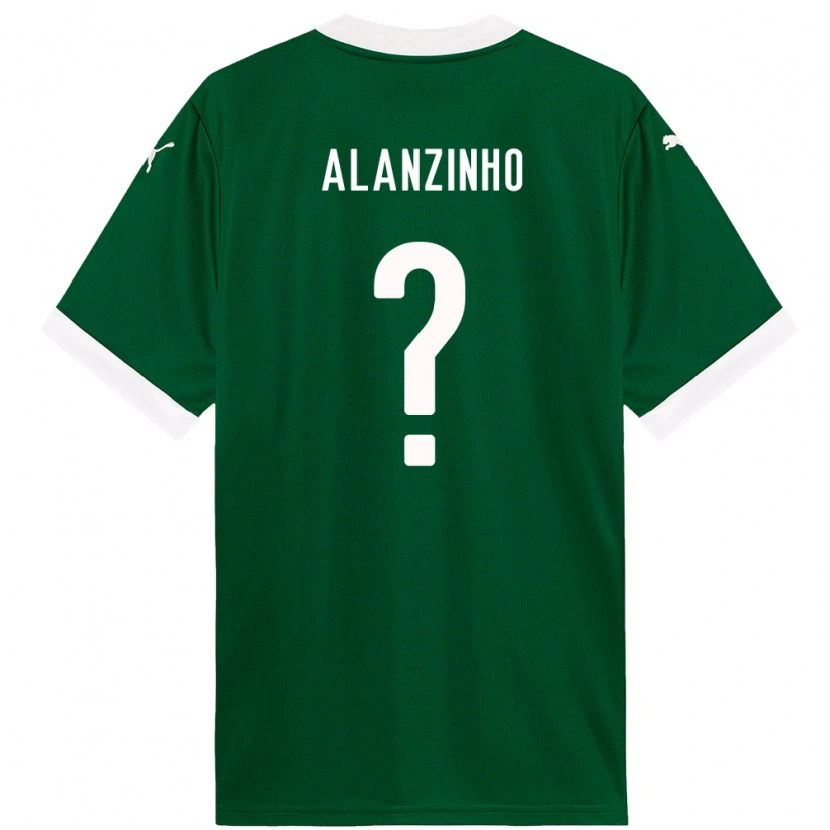 Danxen Hombre Camiseta Alanzinho #0 Verde Blanco 1ª Equipación 2025/26 La Camisa