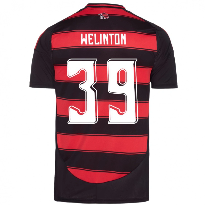 Danxen Hombre Camiseta Zé Welinton #39 Blanco Rojo 1ª Equipación 2025/26 La Camisa