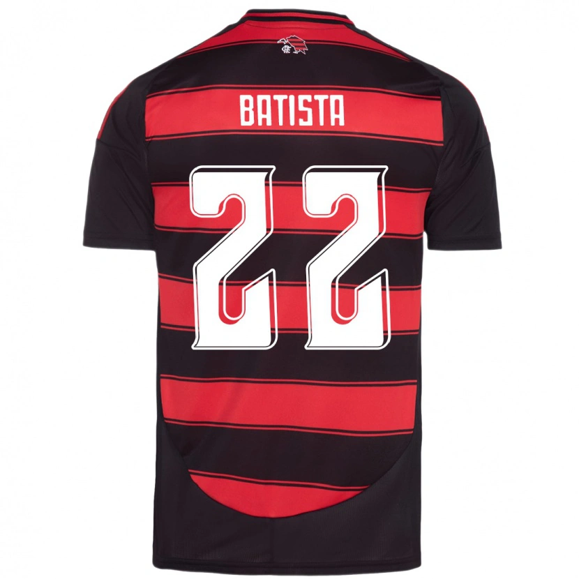 Danxen Hombre Camiseta Gabriel Batista #22 Blanco Rojo 1ª Equipación 2025/26 La Camisa