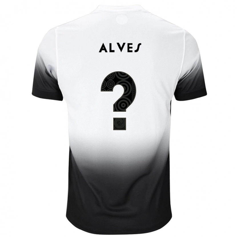 Danxen Hombre Camiseta Andressa Alves #0 Negro Blanco 1ª Equipación 2025/26 La Camisa