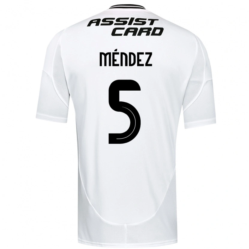 Danxen Hombre Camiseta Víctor Méndez #5 Negro Blanco Amarillo 1ª Equipación 2025/26 La Camisa