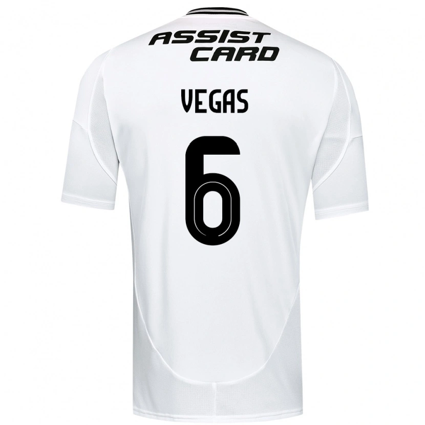 Danxen Hombre Camiseta Sebastián Vegas #6 Negro Blanco 1ª Equipación 2025/26 La Camisa