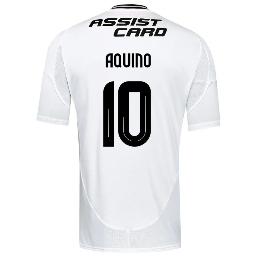 Danxen Hombre Camiseta Claudio Aquino #10 Negro Blanco Amarillo 1ª Equipación 2025/26 La Camisa