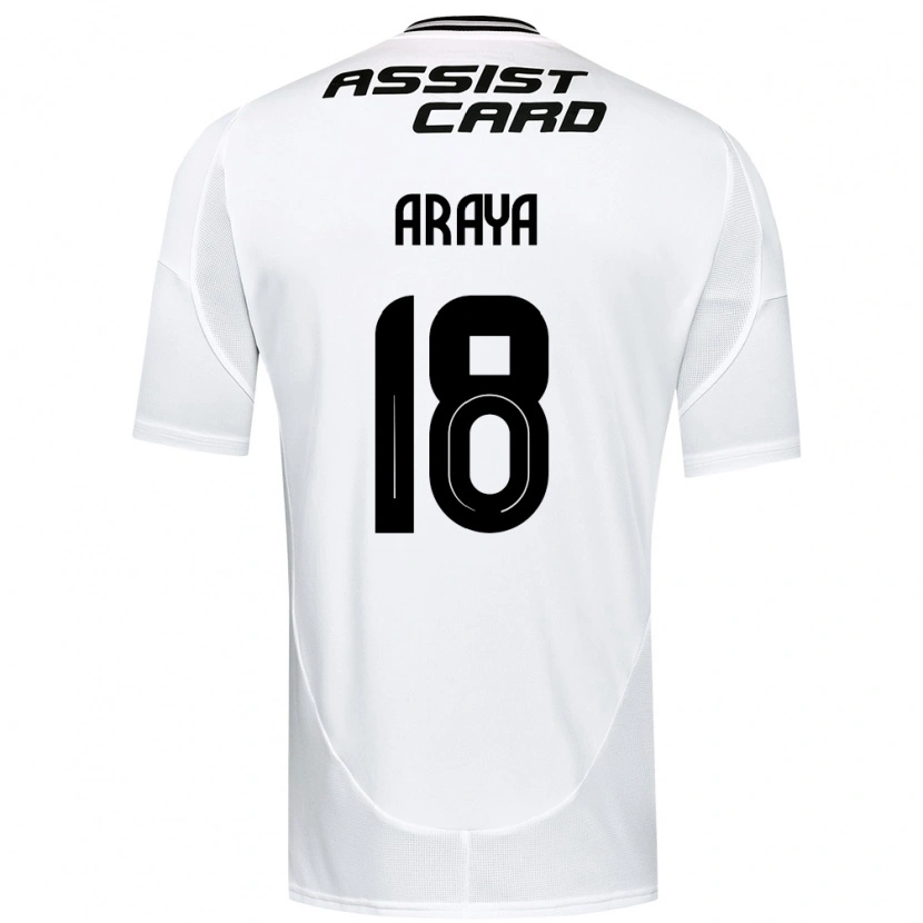 Danxen Hombre Camiseta Benjamín Araya #18 Negro Blanco 1ª Equipación 2025/26 La Camisa