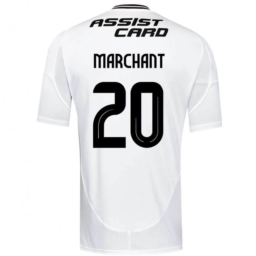 Danxen Hombre Camiseta Francisco Marchant #20 Negro Blanco 1ª Equipación 2025/26 La Camisa