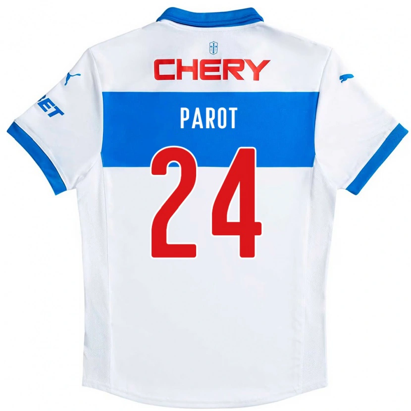 Danxen Hombre Camiseta Alfonso Parot #24 Azul Real Blanco 1ª Equipación 2025/26 La Camisa