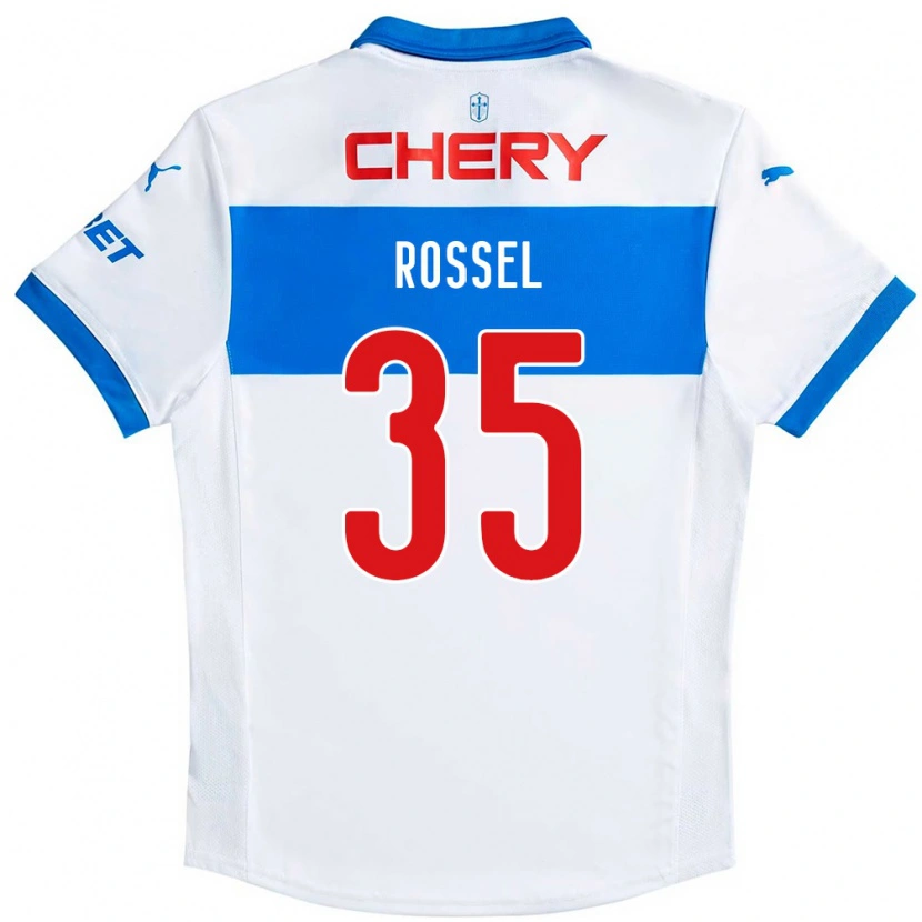 Danxen Hombre Camiseta Juan Francisco Rossel #35 Azul Real Blanco 1ª Equipación 2025/26 La Camisa