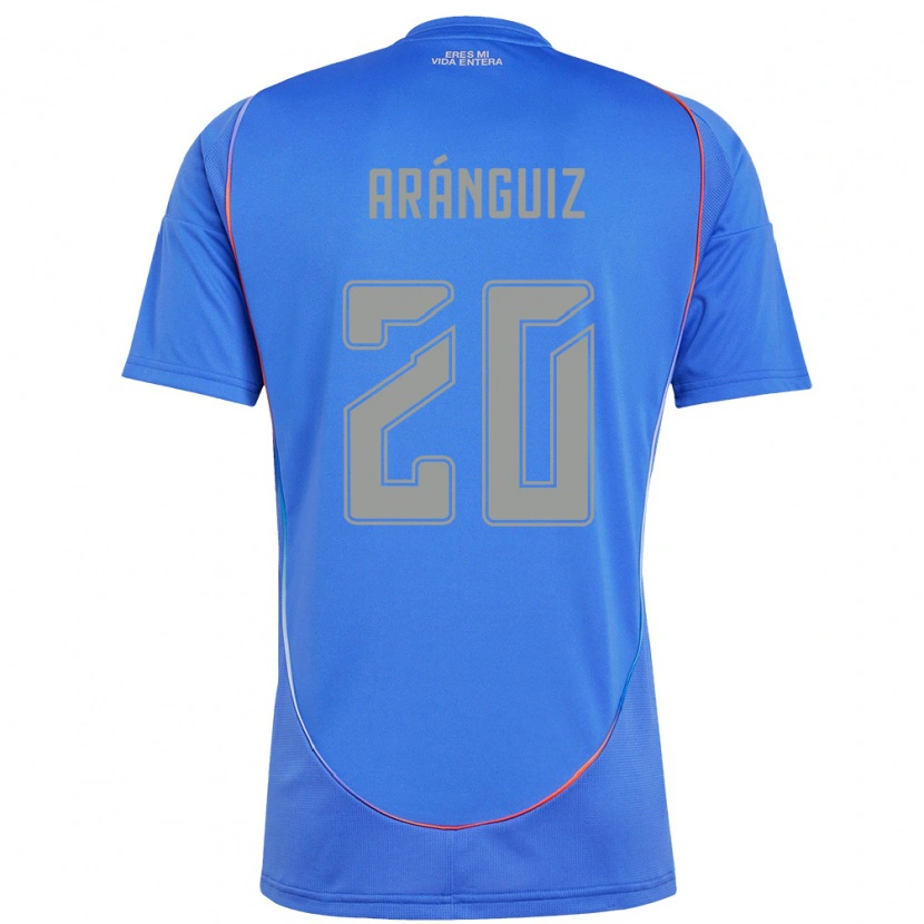 Danxen Hombre Camiseta Charles Aránguiz #20 Naranja Rojo 1ª Equipación 2025/26 La Camisa