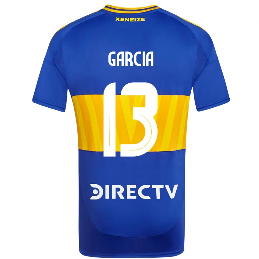 Danxen Hombre Camiseta Javier García #13 Azul Real Amarillo 1ª Equipación 2025/26 La Camisa