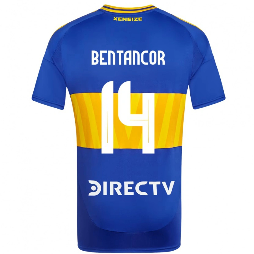 Danxen Hombre Camiseta Thomás Bentancor #14 Azul Real Amarillo 1ª Equipación 2025/26 La Camisa