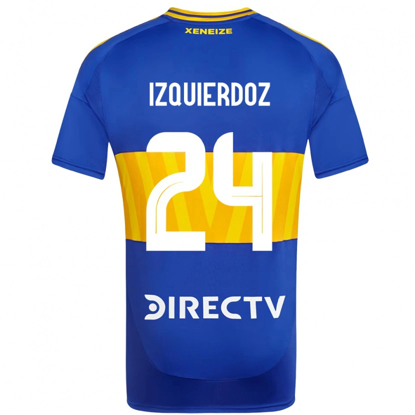 Danxen Hombre Camiseta Carlos Izquierdoz #24 Azul Real Amarillo 1ª Equipación 2025/26 La Camisa