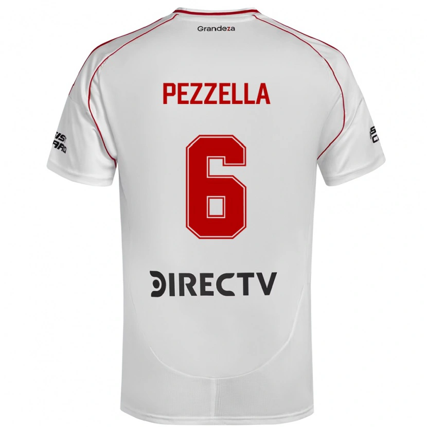 Danxen Hombre Camiseta Germán Pezzella #6 Borgoña Magenta 1ª Equipación 2025/26 La Camisa