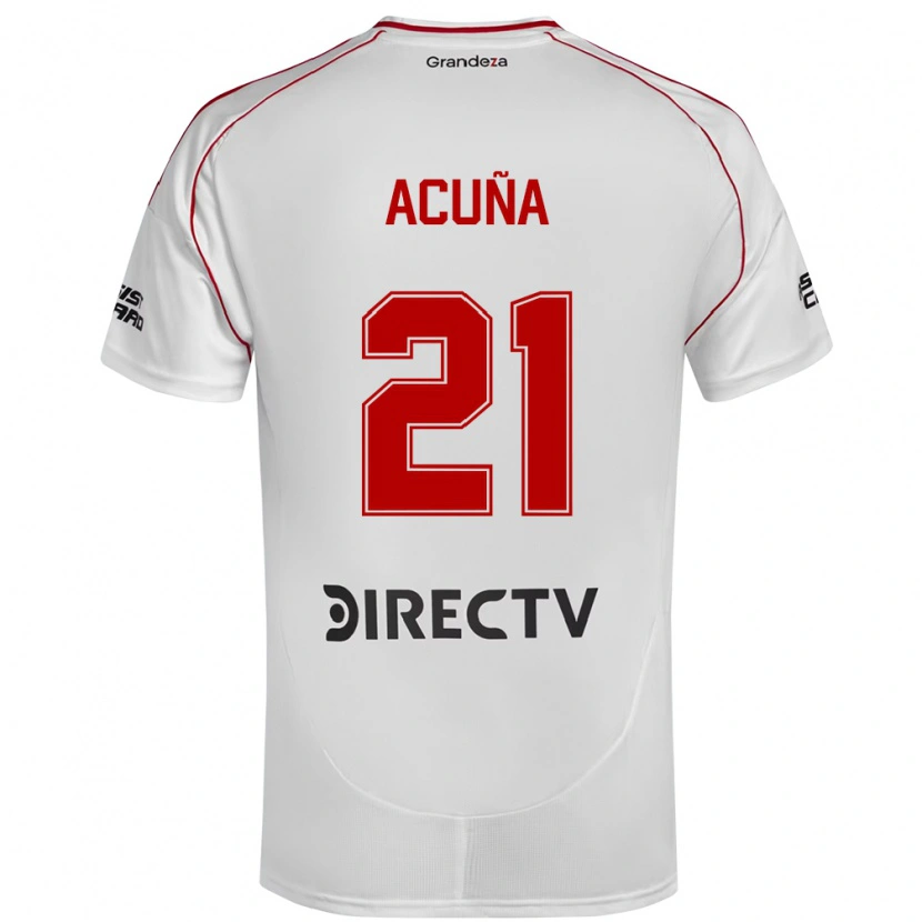 Danxen Hombre Camiseta Marcos Acuña #21 Borgoña Magenta 1ª Equipación 2025/26 La Camisa
