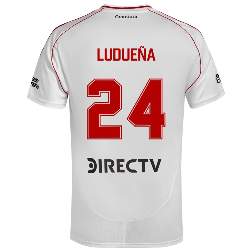 Danxen Hombre Camiseta Belén Ludueña #24 Borgoña Magenta 1ª Equipación 2025/26 La Camisa