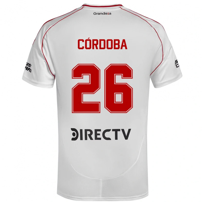 Danxen Hombre Camiseta Sol Córdoba #26 Borgoña Magenta 1ª Equipación 2025/26 La Camisa