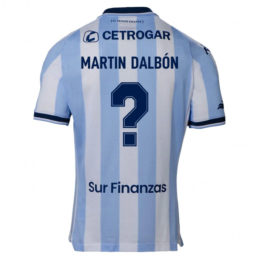 Danxen Hombre Camiseta Juan Martin Dalbón #0 Azul Celeste 1ª Equipación 2025/26 La Camisa