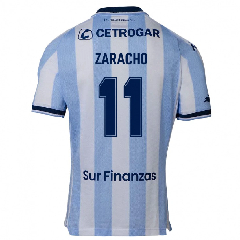 Danxen Hombre Camiseta Matías Zaracho #11 Azul Celeste 1ª Equipación 2025/26 La Camisa