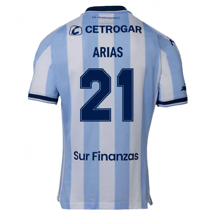 Danxen Hombre Camiseta Gabriel Arias #21 Azul Celeste 1ª Equipación 2025/26 La Camisa