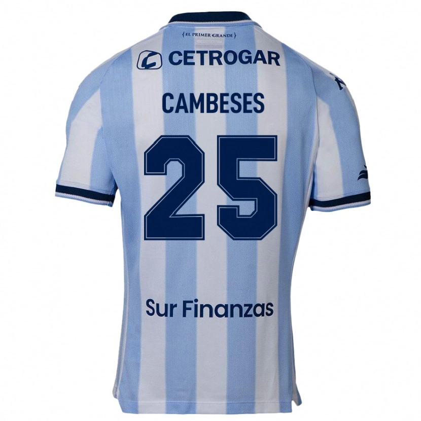 Danxen Hombre Camiseta Facundo Cambeses #25 Azul Celeste 1ª Equipación 2025/26 La Camisa