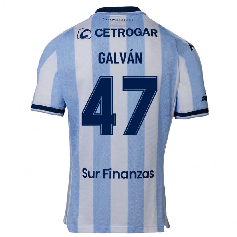 Danxen Hombre Camiseta Ignacio Galvan #47 Azul Celeste 1ª Equipación 2025/26 La Camisa