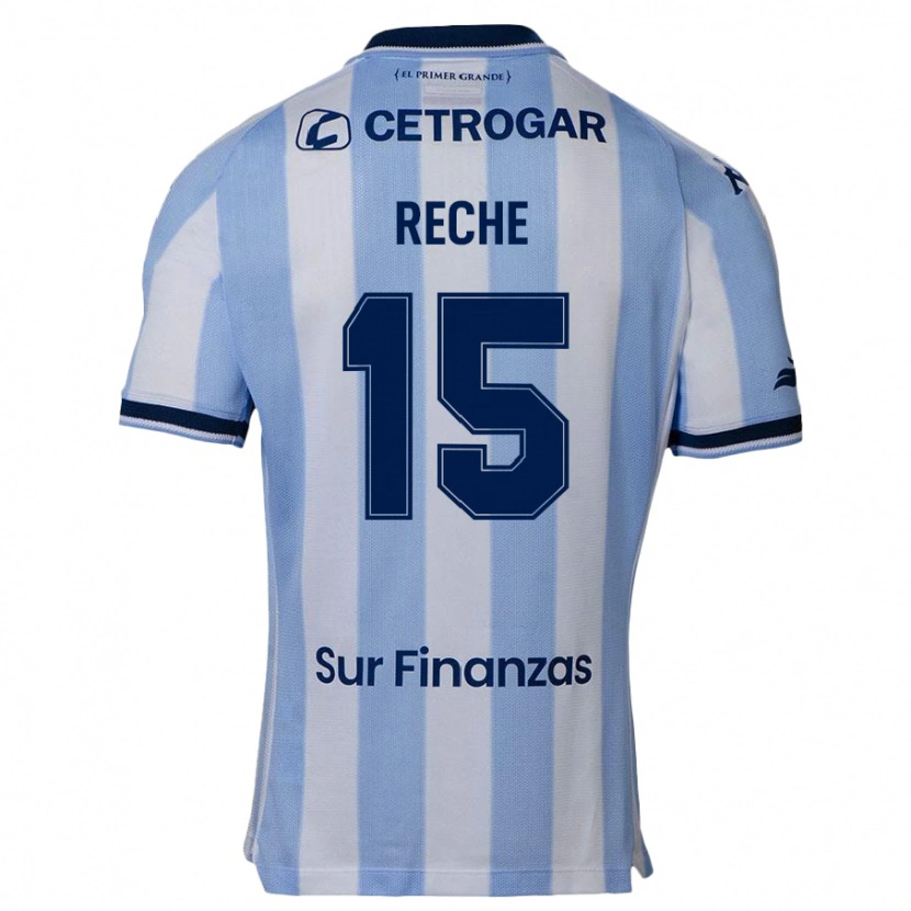 Danxen Hombre Camiseta Milagros Reche #15 Azul Celeste 1ª Equipación 2025/26 La Camisa