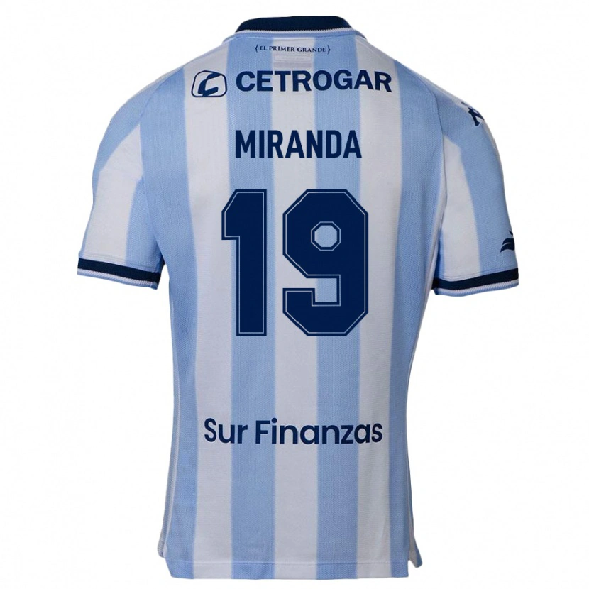 Danxen Hombre Camiseta Leonel Miranda #19 Azul Celeste 1ª Equipación 2025/26 La Camisa