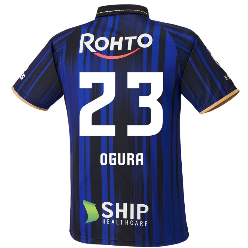 Danxen Hombre Camiseta Shimpei Ogura #23 Blanco Azul Negro 1ª Equipación 2025/26 La Camisa