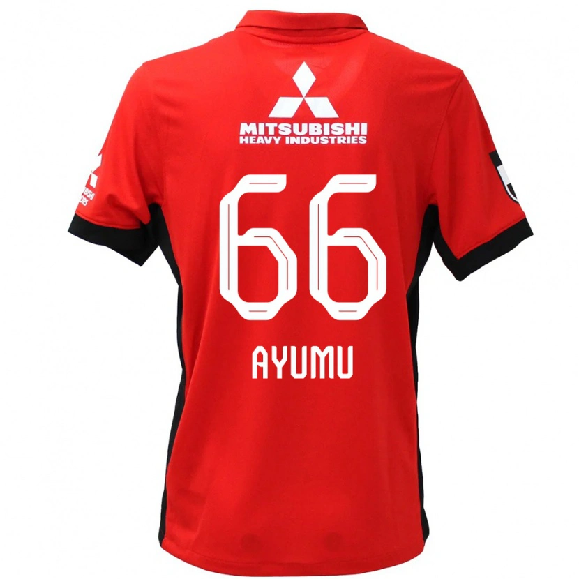 Danxen Hombre Camiseta Ayumu Ohata #66 Blanco Negro 1ª Equipación 2025/26 La Camisa