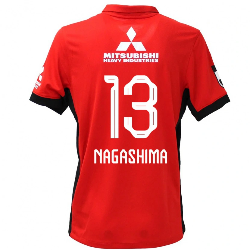 Danxen Hombre Camiseta Reina Nagashima #13 Blanco Negro 1ª Equipación 2025/26 La Camisa