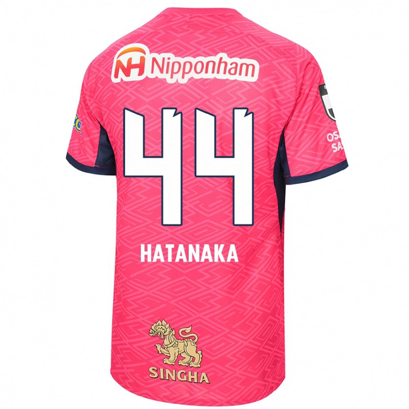 Danxen Hombre Camiseta Shinnosuke Hatanaka #44 Blanco Rosa Sakura 1ª Equipación 2025/26 La Camisa