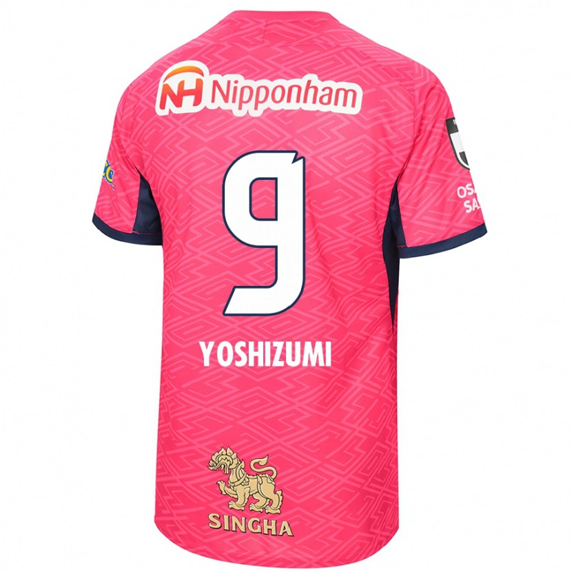 Danxen Hombre Camiseta Warai Yoshizumi #9 Blanco Rosa Sakura 1ª Equipación 2025/26 La Camisa