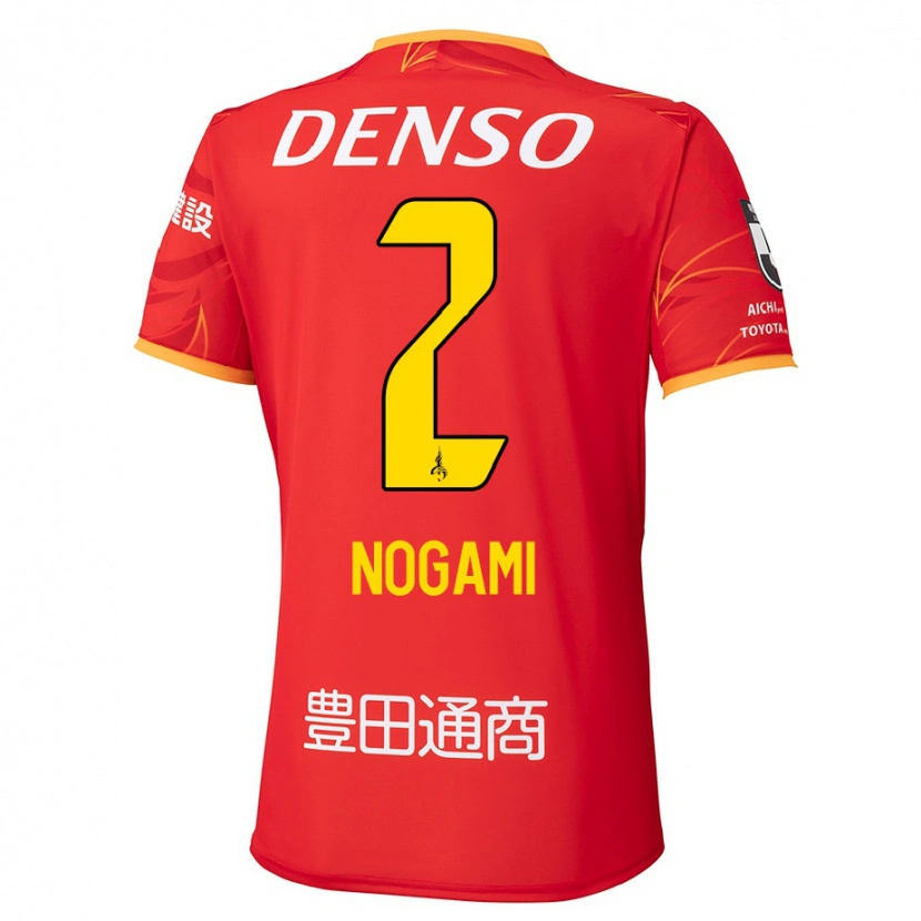 Danxen Hombre Camiseta Yuki Nogami #2 Blanco Rojo 1ª Equipación 2025/26 La Camisa