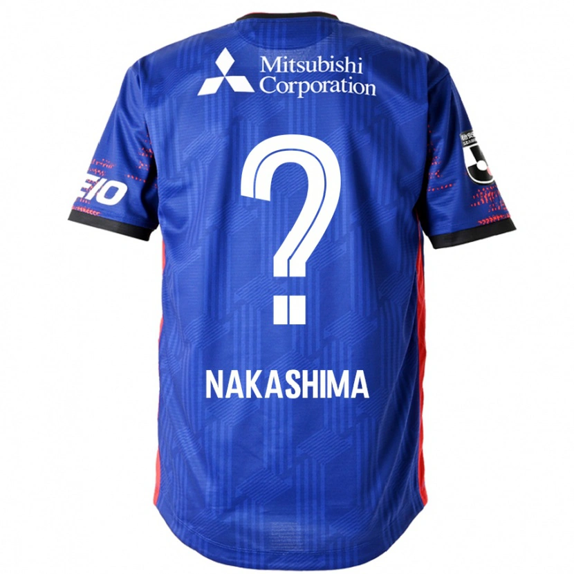 Danxen Hombre Camiseta Riku Nakashima #0 Azul Real Blanco 1ª Equipación 2025/26 La Camisa