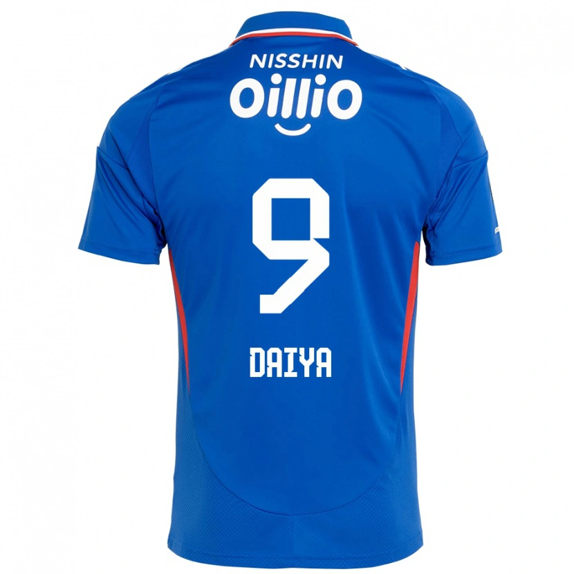 Danxen Hombre Camiseta Daiya Tono #9 Blanco Azul Real 1ª Equipación 2025/26 La Camisa