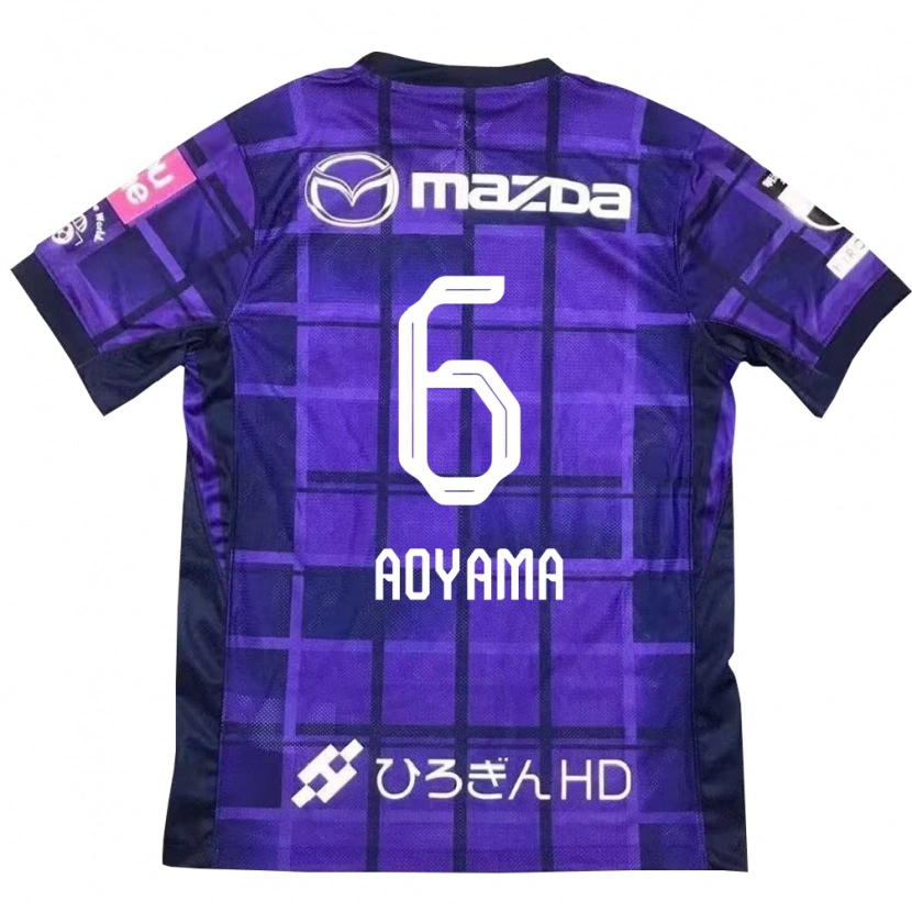 Danxen Hombre Camiseta Toshihiro Aoyama #6 Blanco Naranja 1ª Equipación 2025/26 La Camisa
