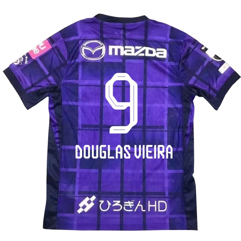 Danxen Hombre Camiseta Douglas Vieira #9 Blanco Naranja 1ª Equipación 2025/26 La Camisa