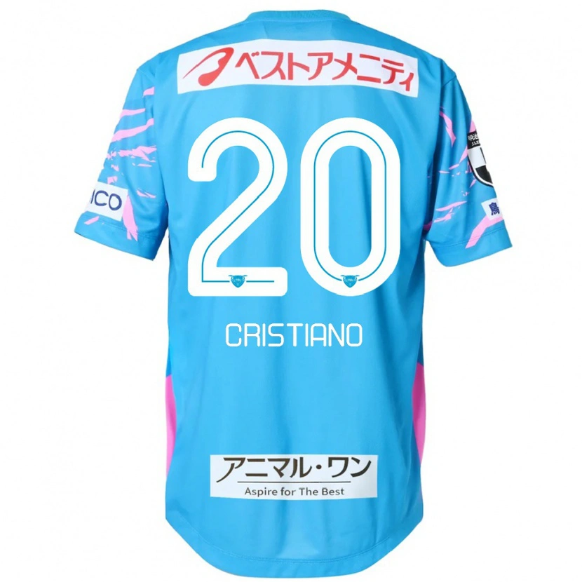 Danxen Hombre Camiseta Cristiano #20 Blanco Rosa 1ª Equipación 2025/26 La Camisa