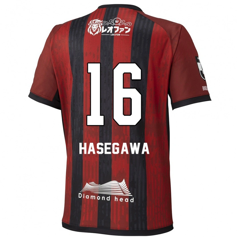 Danxen Hombre Camiseta Tatsuya Hasegawa #16 Azul Rojo 1ª Equipación 2025/26 La Camisa